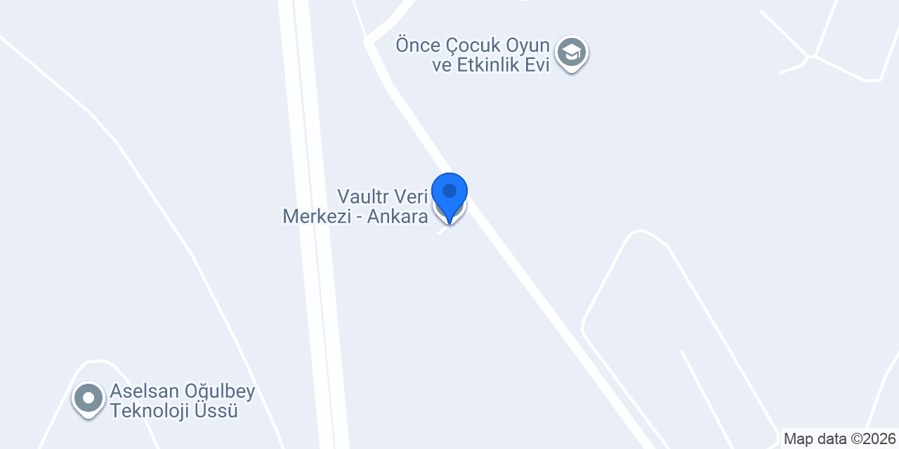 Vaultr Veri Merkezi - Ankara konumu