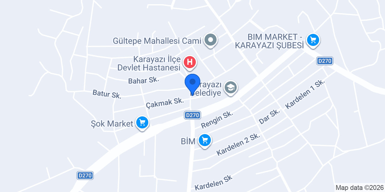 Derman Eczanesi konumu