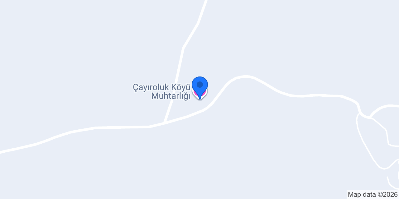 Çayıroluk Köyü Muhtarlığı konumu