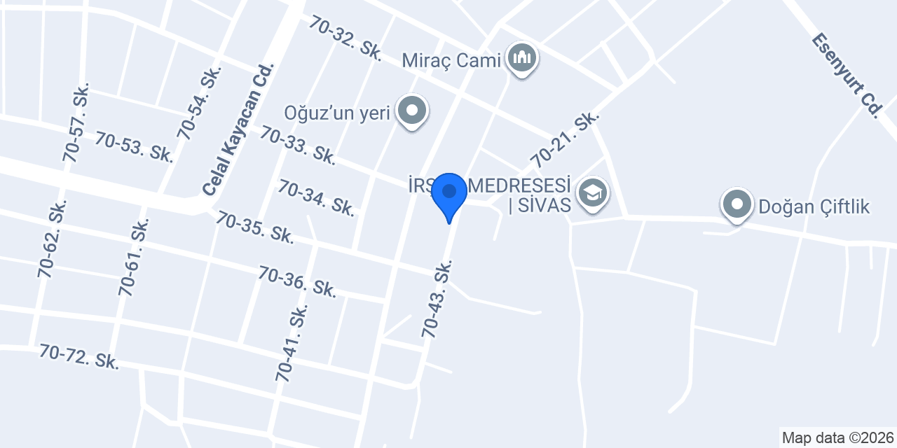 Akay çiftliği konumu