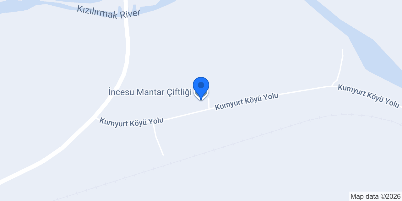 İncesu Mantar Çiftliği konumu