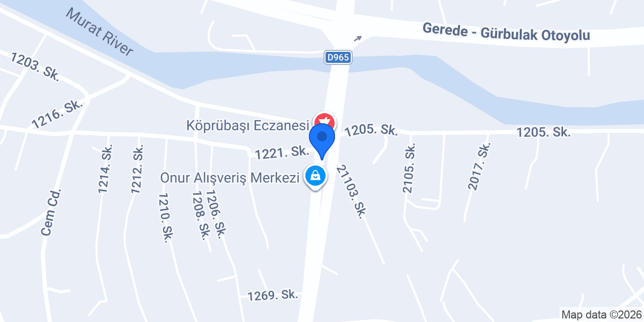 Ziraat Bankası Hamur Şubesi konumu