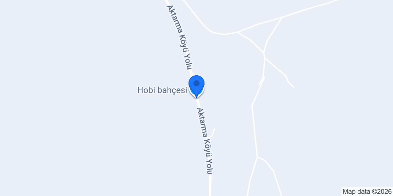 Hobi bahçesi konumu