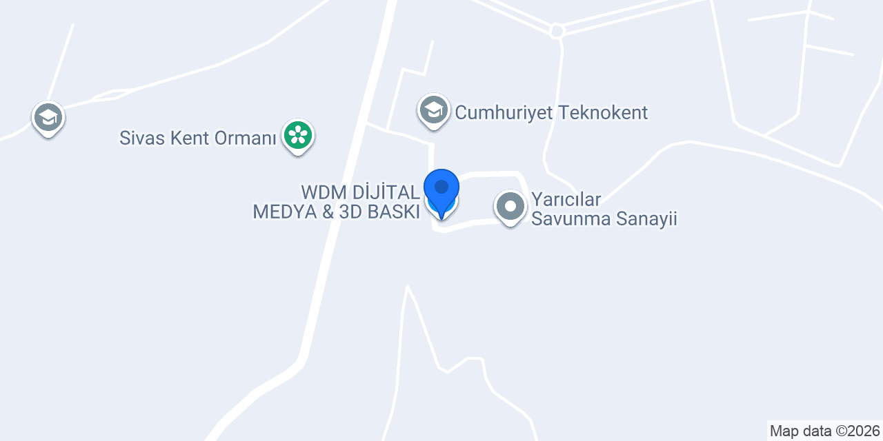 WDM DİJİTAL MEDYA & 3D BASKI konumu