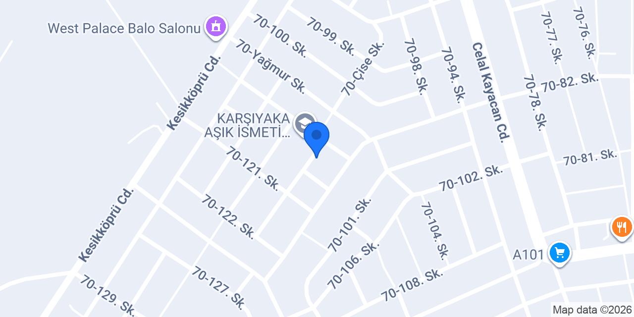 Baloğlu Bahçe Düzenleme konumu