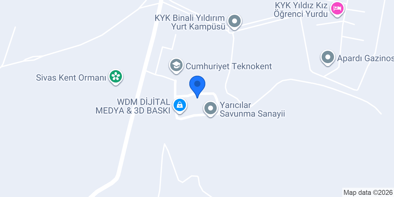 CÜTAM konumu