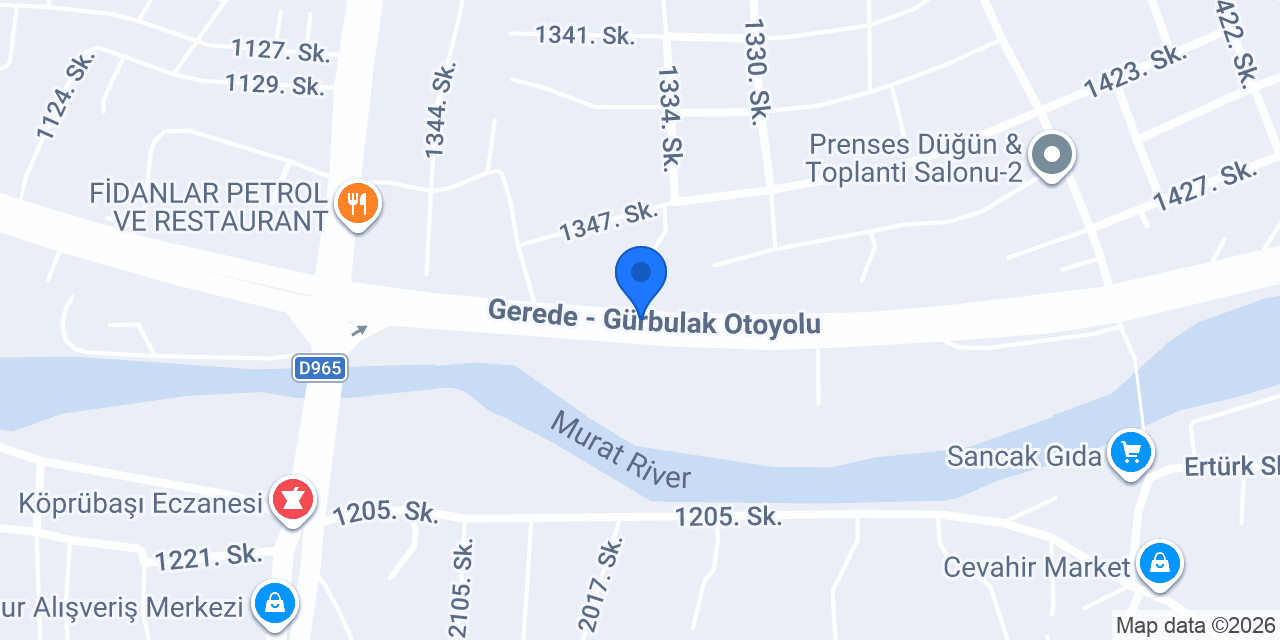 Özel Mediza Hastanesi konumu