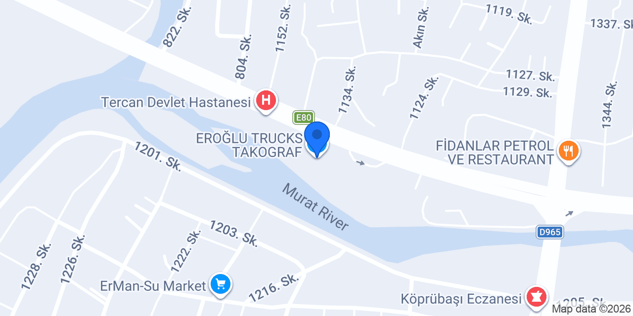 EROĞLU TRUCKS TAKOGRAF konumu