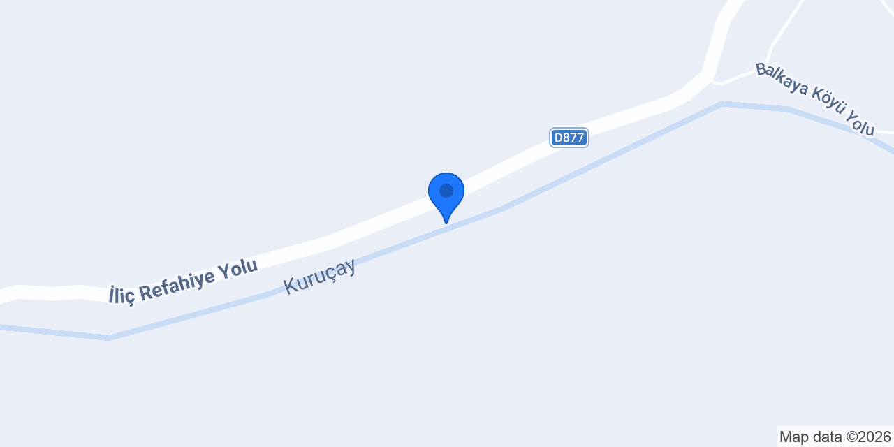 İliç İlçe Milli Eğitim Müdürlüğü konumu
