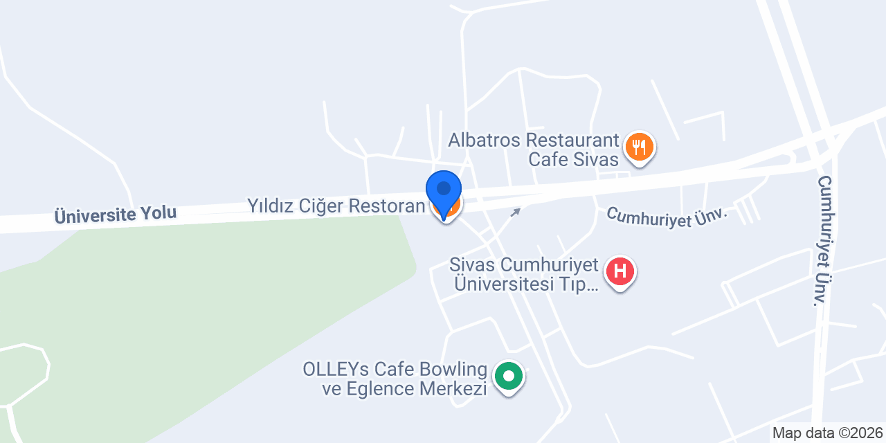 Yıldız Ciğer Restoran konumu