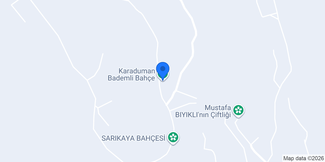 Karaduman Bademli Bahçe konumu