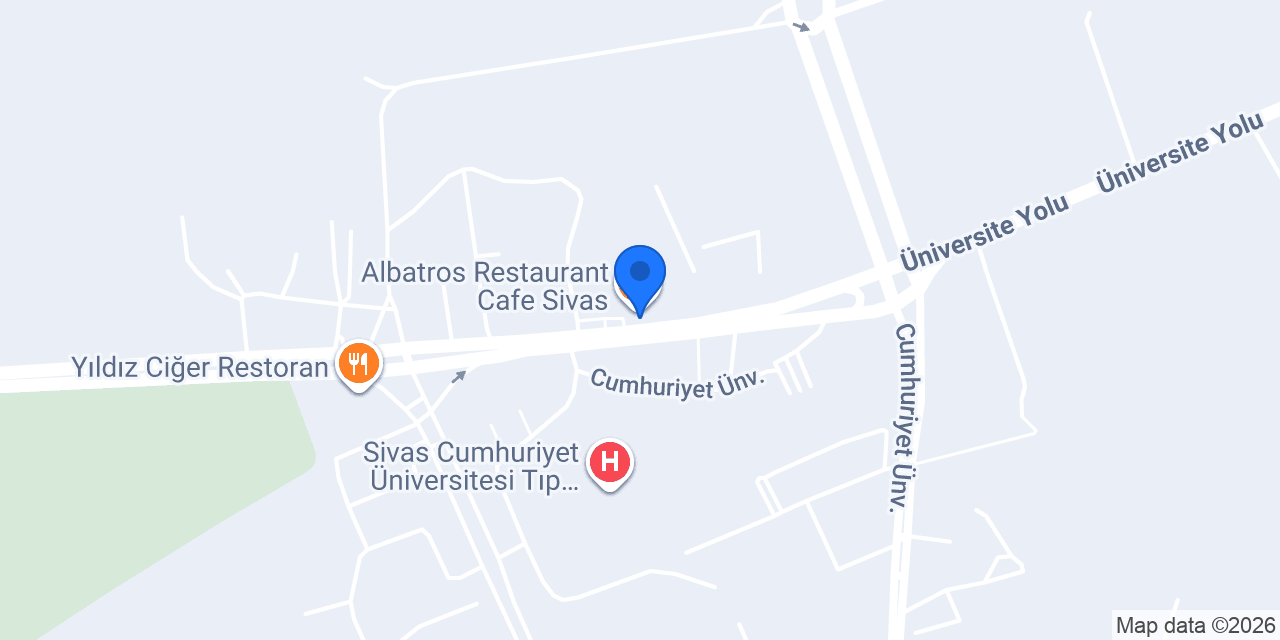 Albatros Restaurant Cafe Sivas konumu