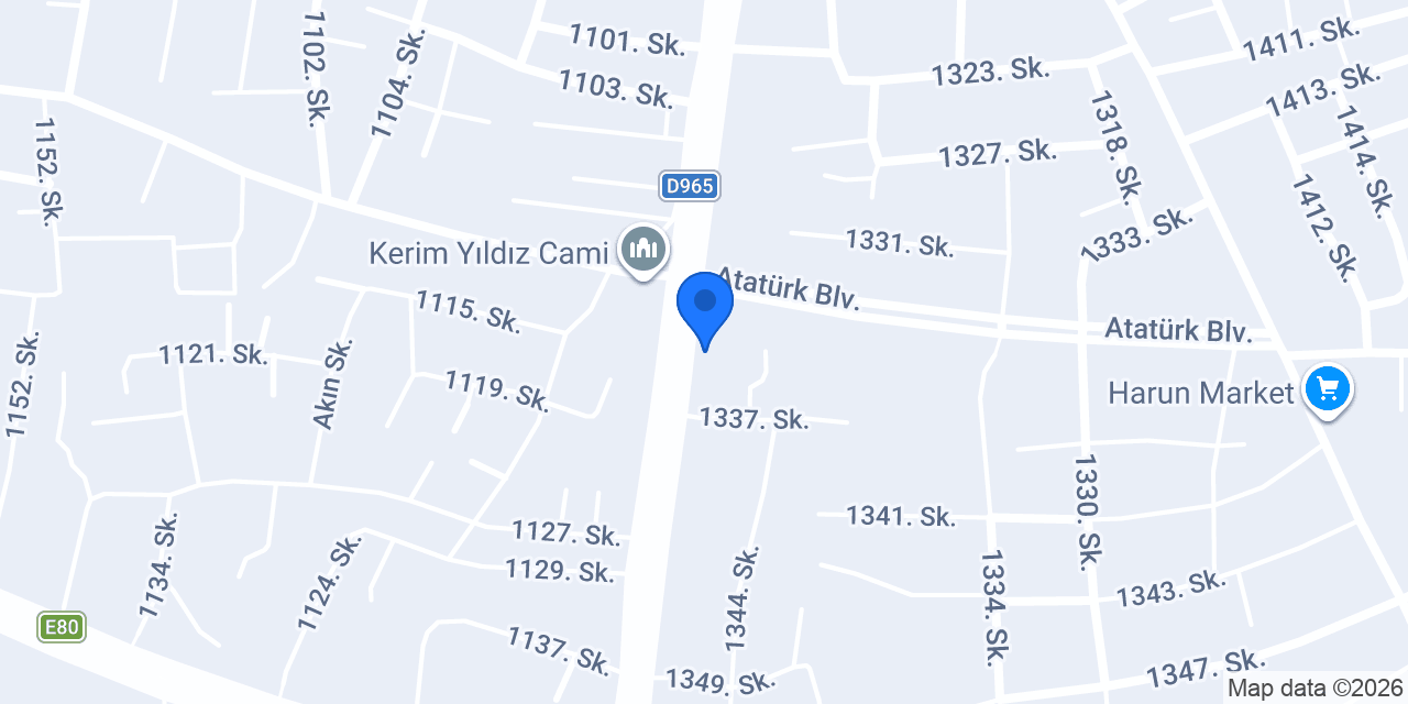 Turan Oto Lastik 2 konumu