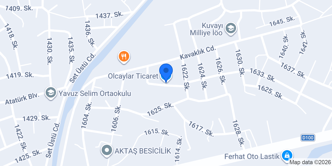 Olcaylar Ticaret konumu