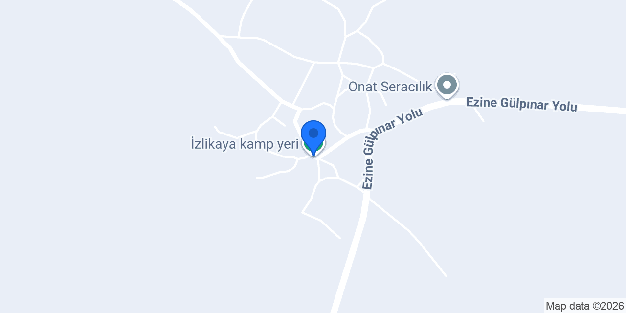İzlikaya kamp yeri konumu
