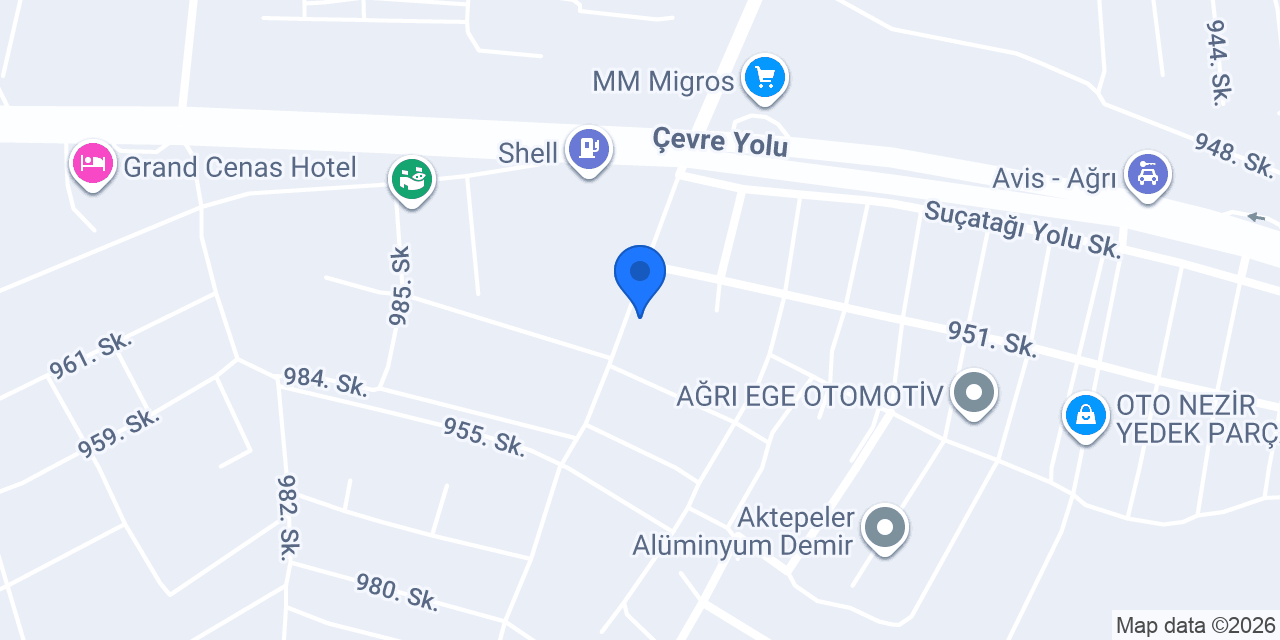 Ağrı taksi ömer konumu