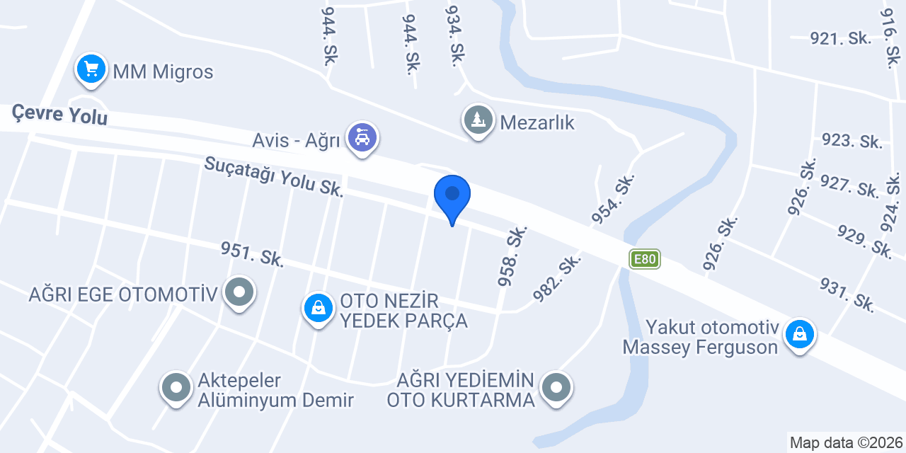 EFENDİ OTOMOTİV konumu