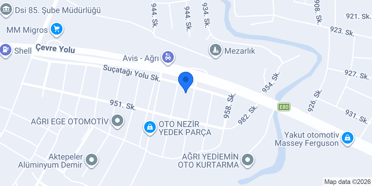 TEKNİKELLER OTOMOTİV konumu