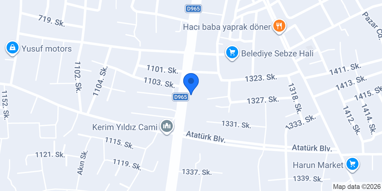 Mettaş Gıda konumu