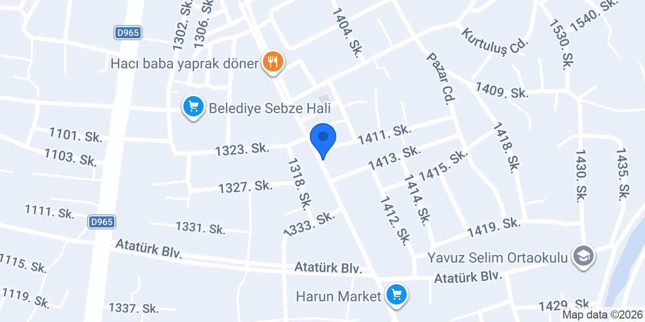 Aladağ Veteriner konumu
