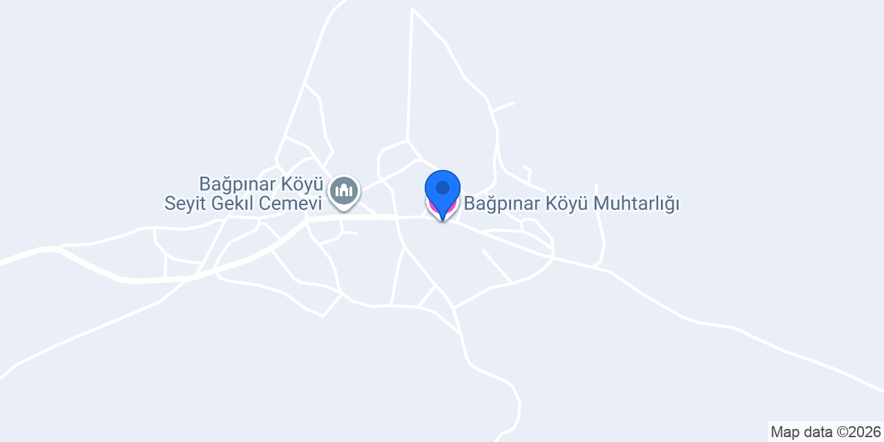 Bağpınar Köyü Muhtarlığı konumu