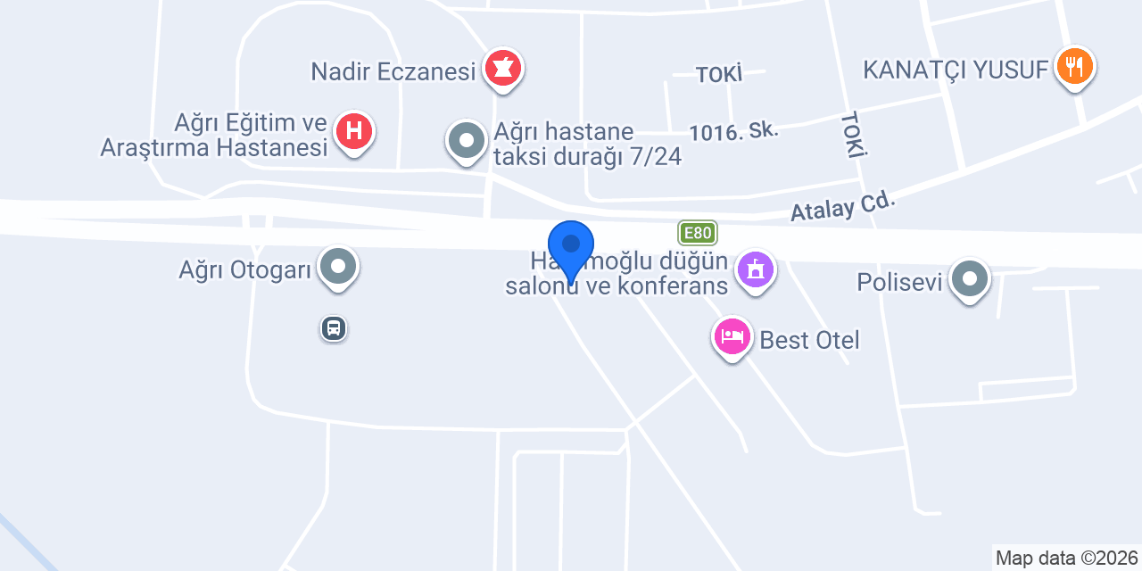 Hira Eczanesi konumu