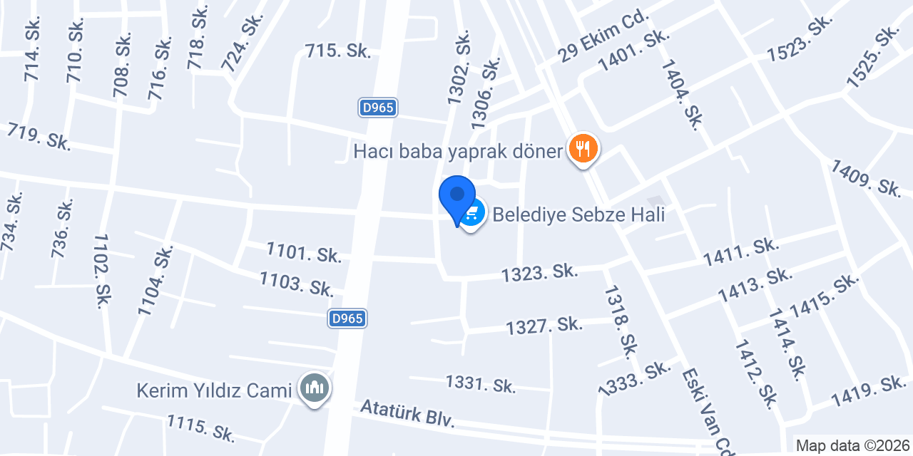 Yetişir elektrik konumu