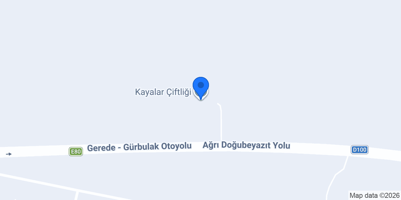 Kayalar Çiftliği konumu