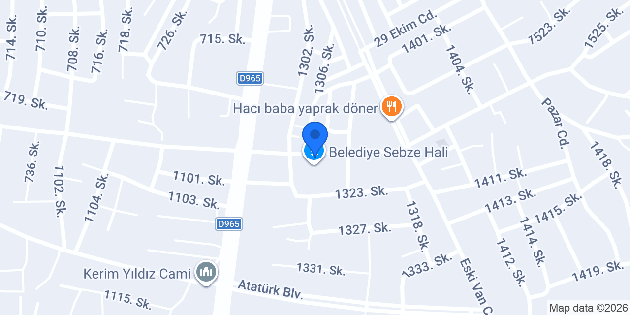 Çetintaş Sigorta konumu
