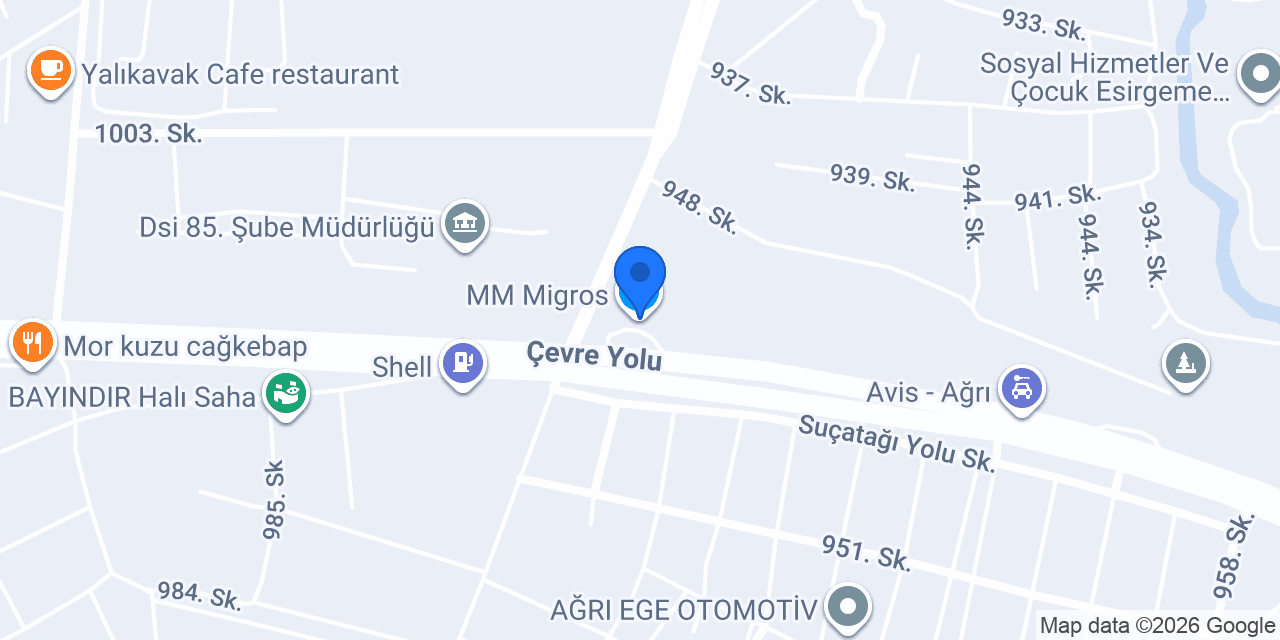 MM Migros konumu