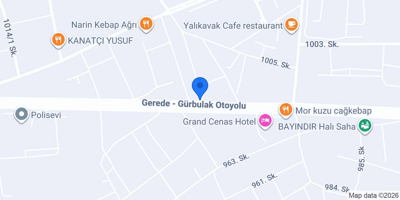Modalife Ağrı konumu