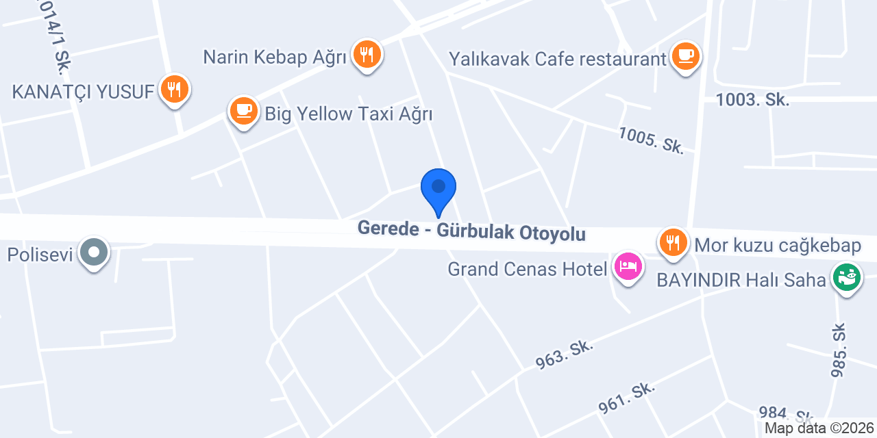 Ağrı Konfor konumu