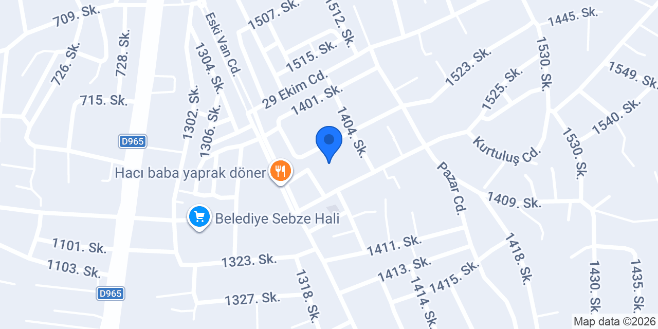 KANDEMİR EMLAK konumu