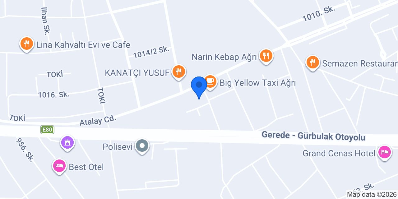 Tavada Tavuk Ağrı konumu