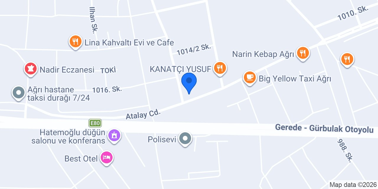 Beta Mimarlık & Tasarım konumu