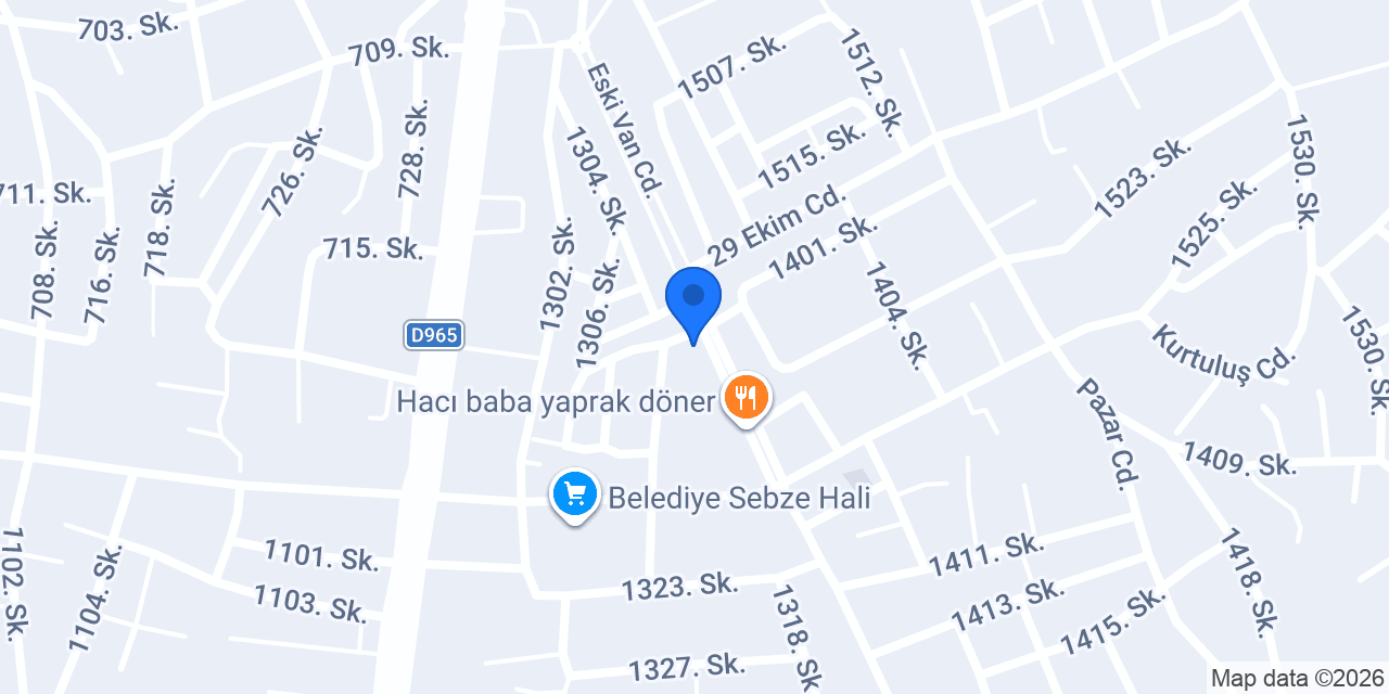 Hayat eczanesi konumu