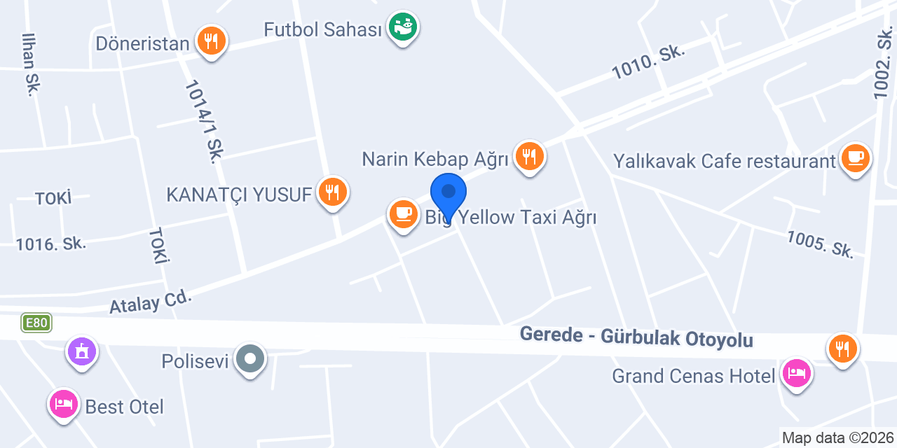 DÜRÜM JET konumu