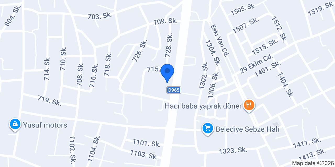 15 Nisan İlkokulu konumu