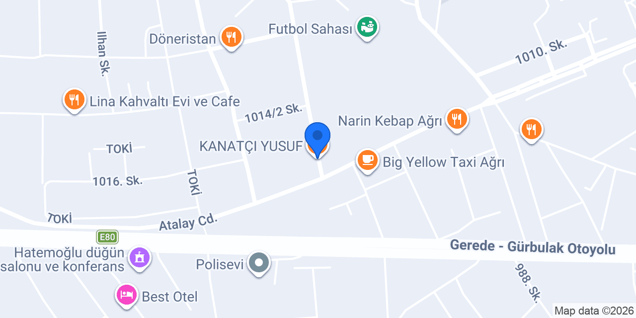 KANATÇI YUSUF konumu