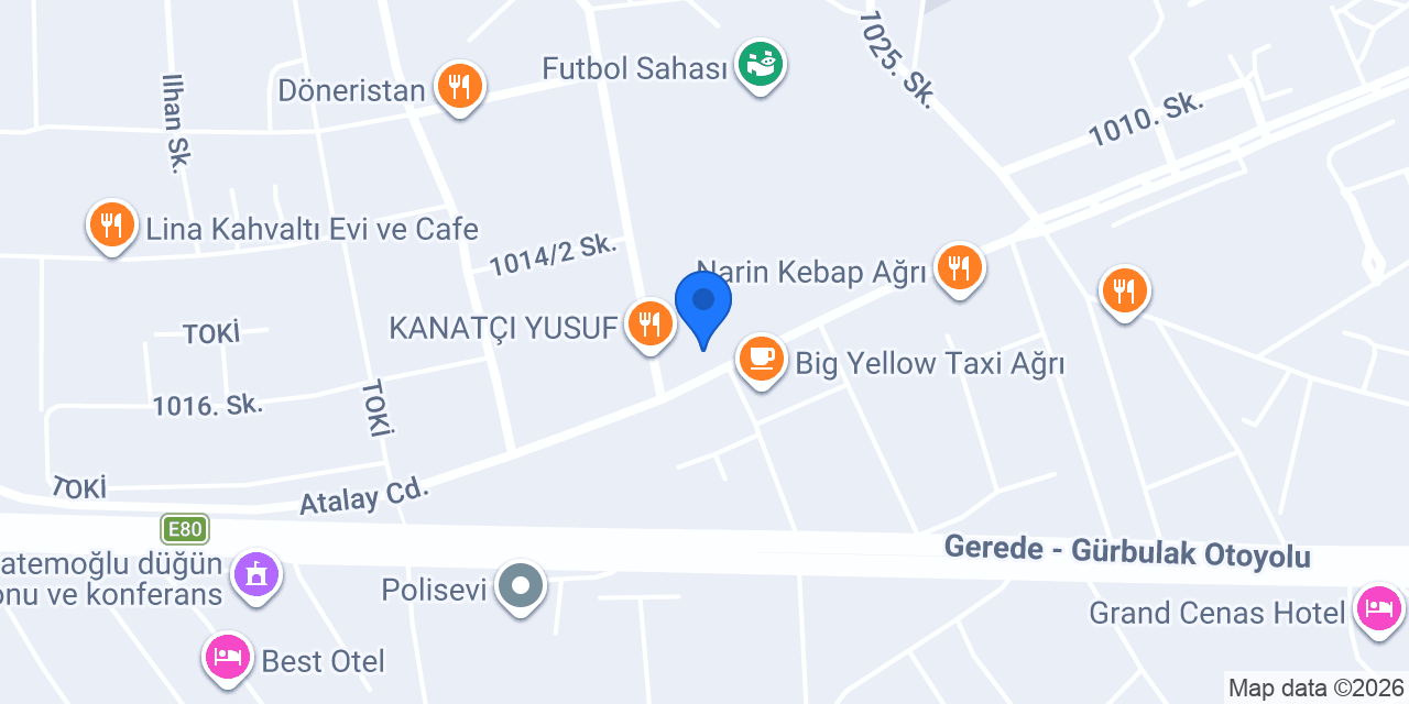 NURETTİN DOLGUN MTAL konumu