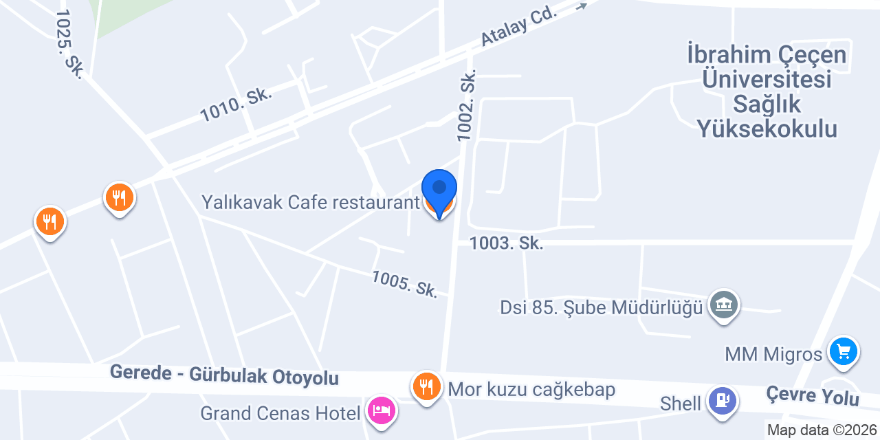 Yalıkavak Cafe restaurant konumu