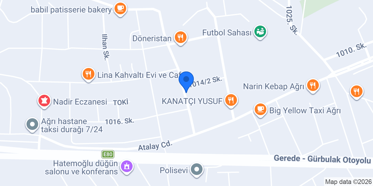 Kaşif Akademi konumu
