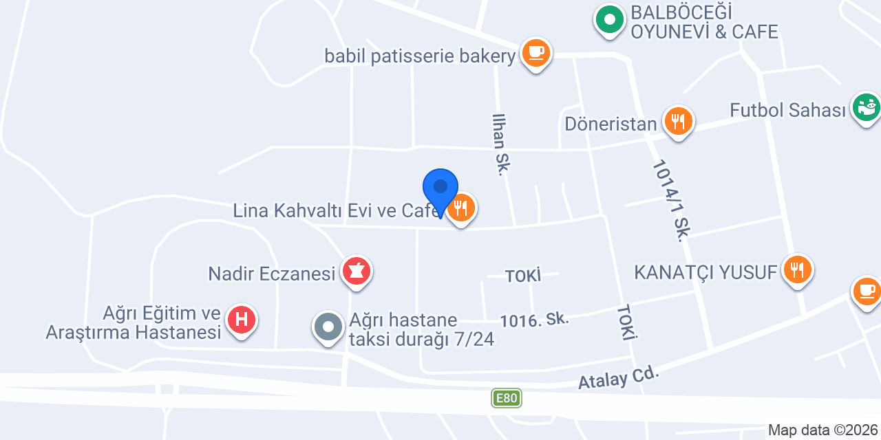 Perast coffee Ağrı konumu