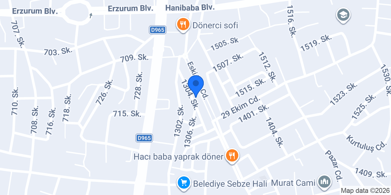 Kalender Elektrik &Tesisat konumu