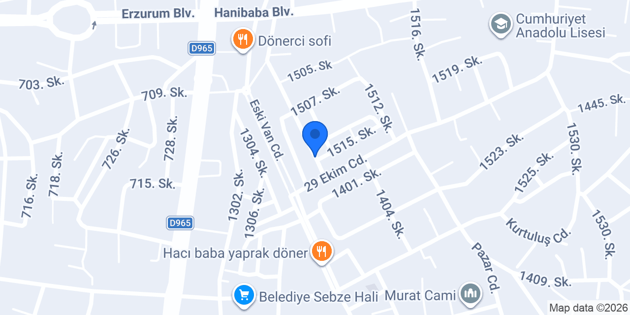 Karaman gıda konumu