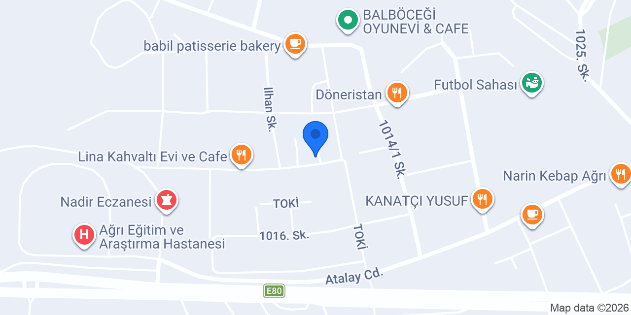 Işıklar Emlak konumu