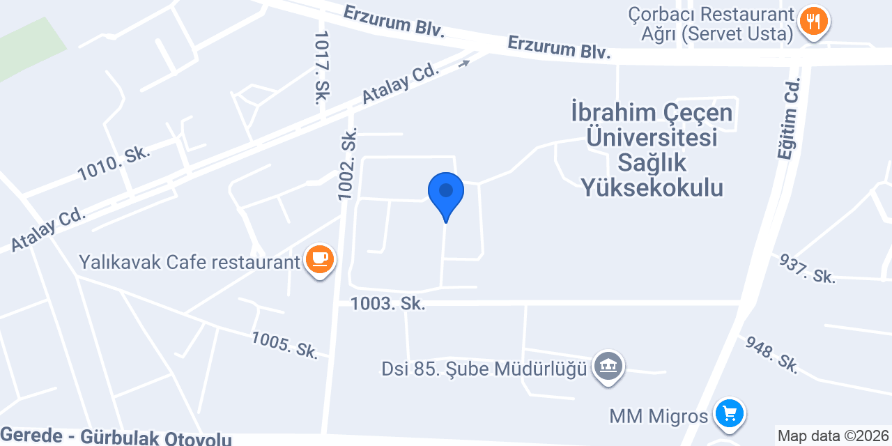 Ömeroğlu taksi durağı konumu