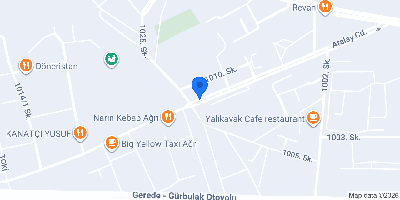 Huzur Eczanesi konumu