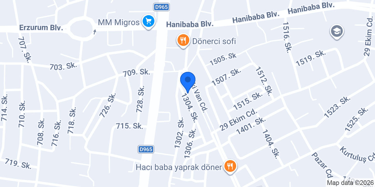 Uzman Veteriner Kliniği konumu