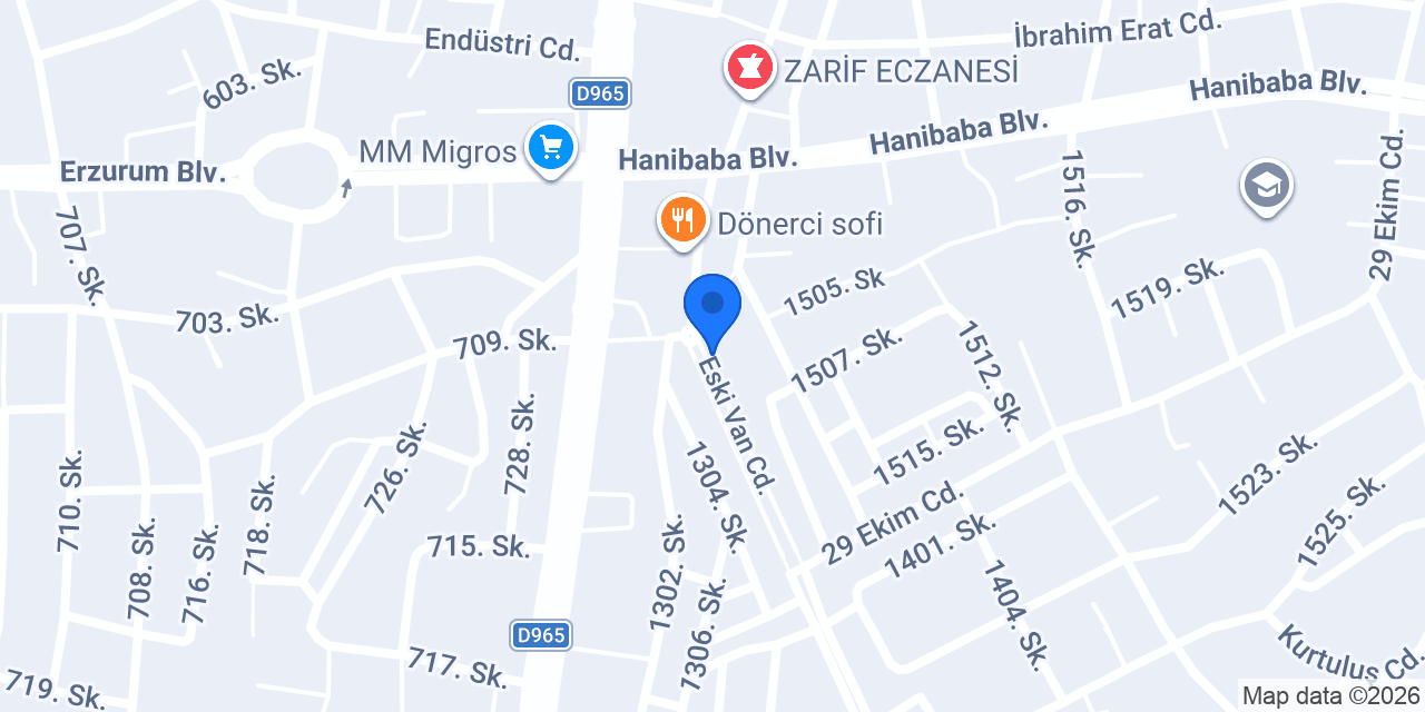 Sümer Halıcılık konumu